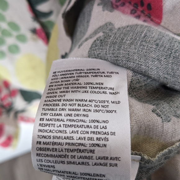 MARIMEKKO Herkku Pieni Tori Linen Dress Size 38 - Picture 13 of 15